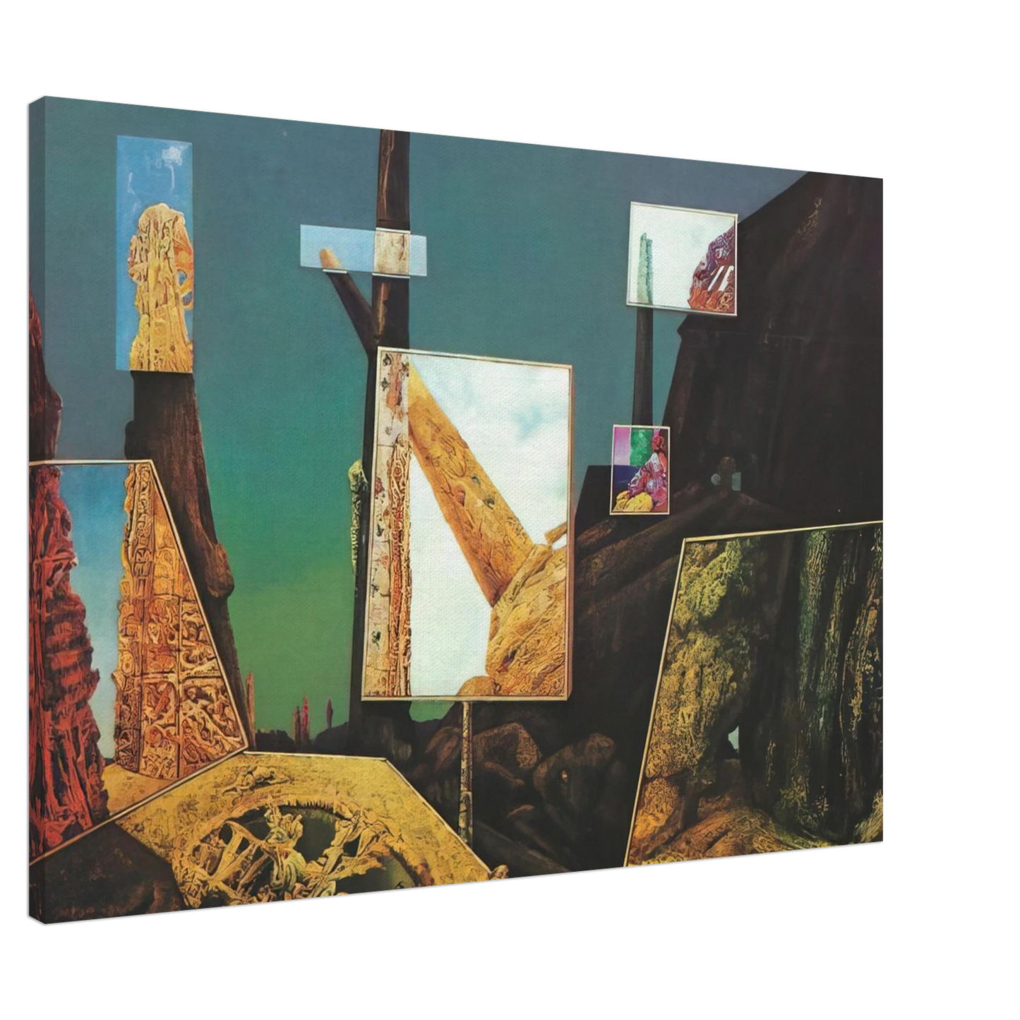 Max Ernst - The Anti-Pope Canvas - 20x30 cm / 8x12 inches-canvas