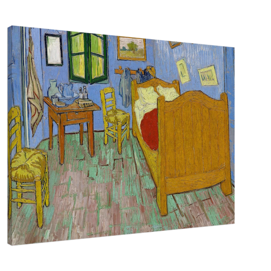 Vincent van Gogh - Vincent's Bedroom in Arles Canvas - 20x30 cm / 8x12 inches-canvas