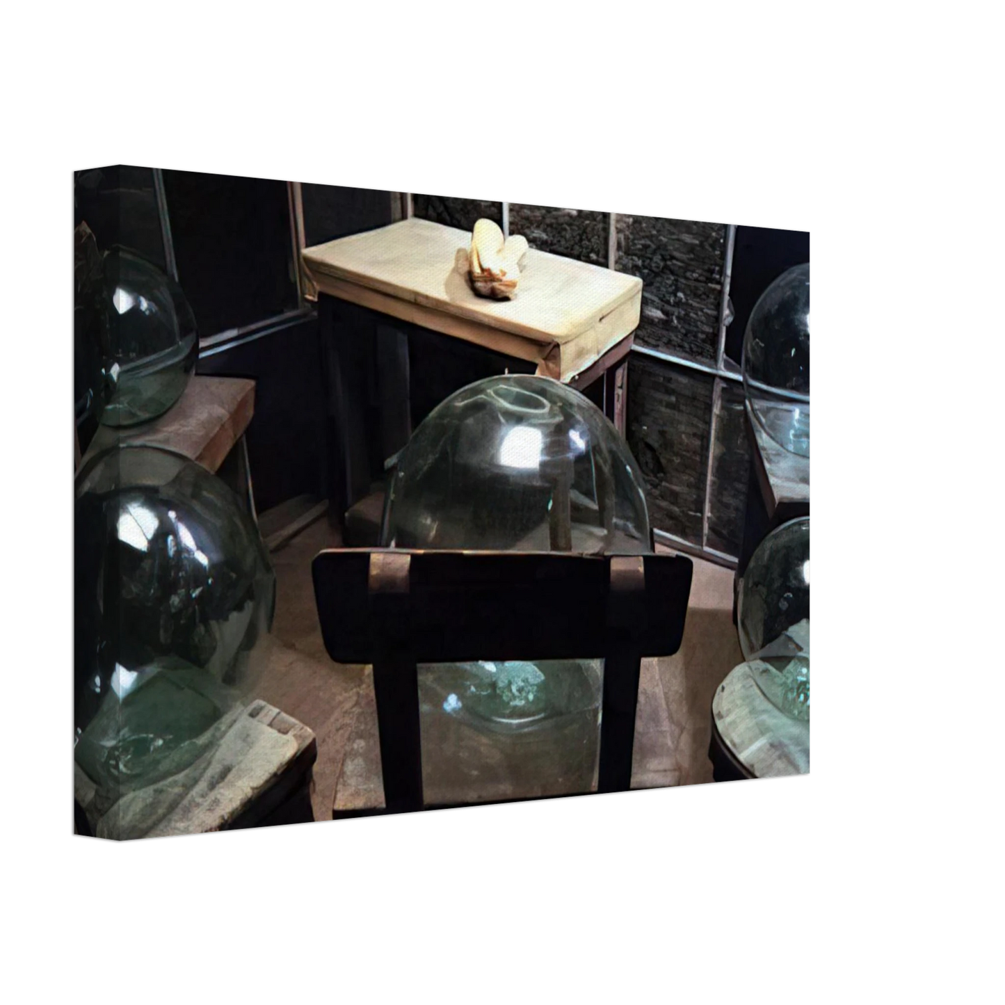 Louise Bourgeois - CELL GLASS SPHERES AND HANDS 1993 Canvas - 40x60 cm / 16x24 inches-canvas