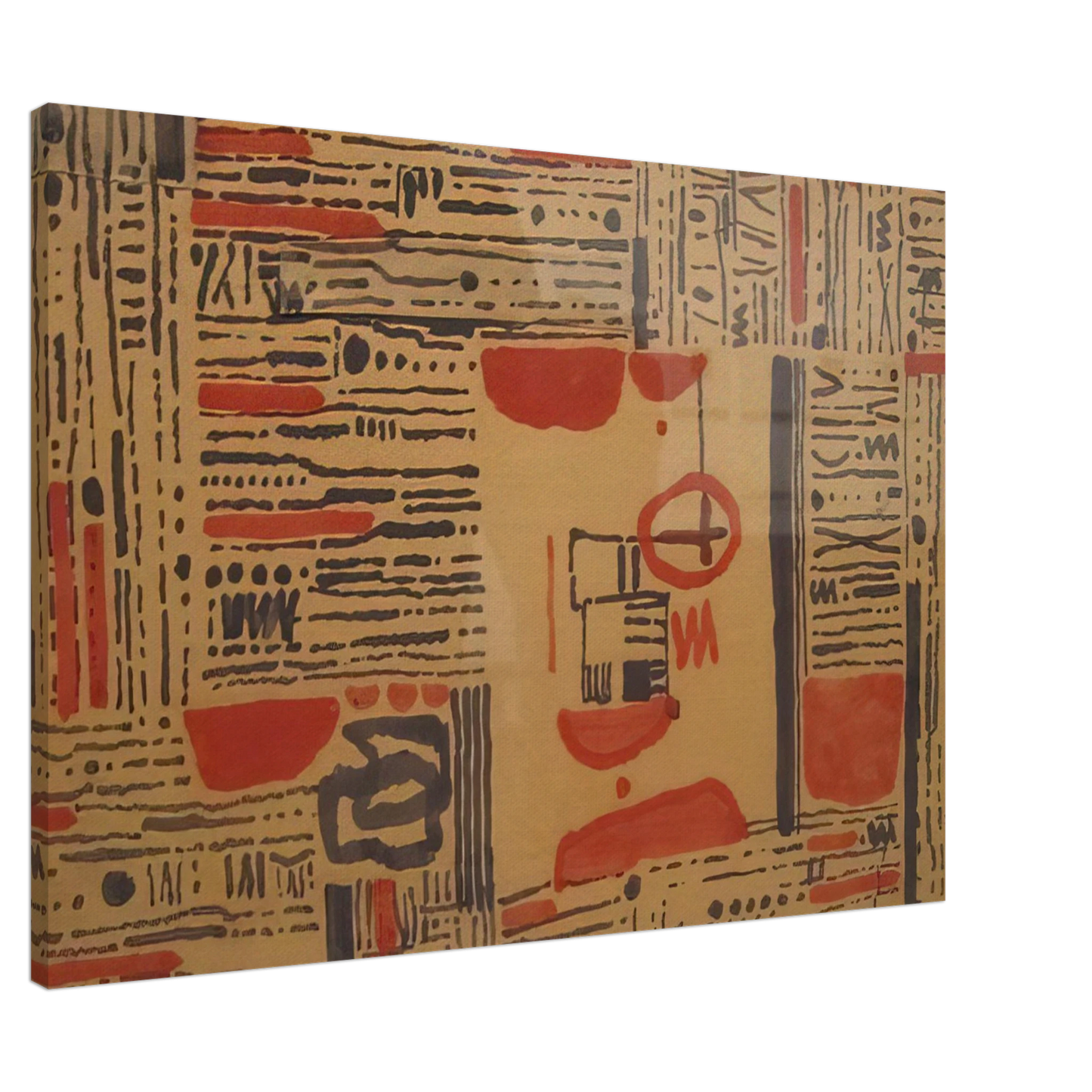 Bice Lazzari - L-11 - 1950 Canvas - 20x30 cm / 8x12 inches-canvas