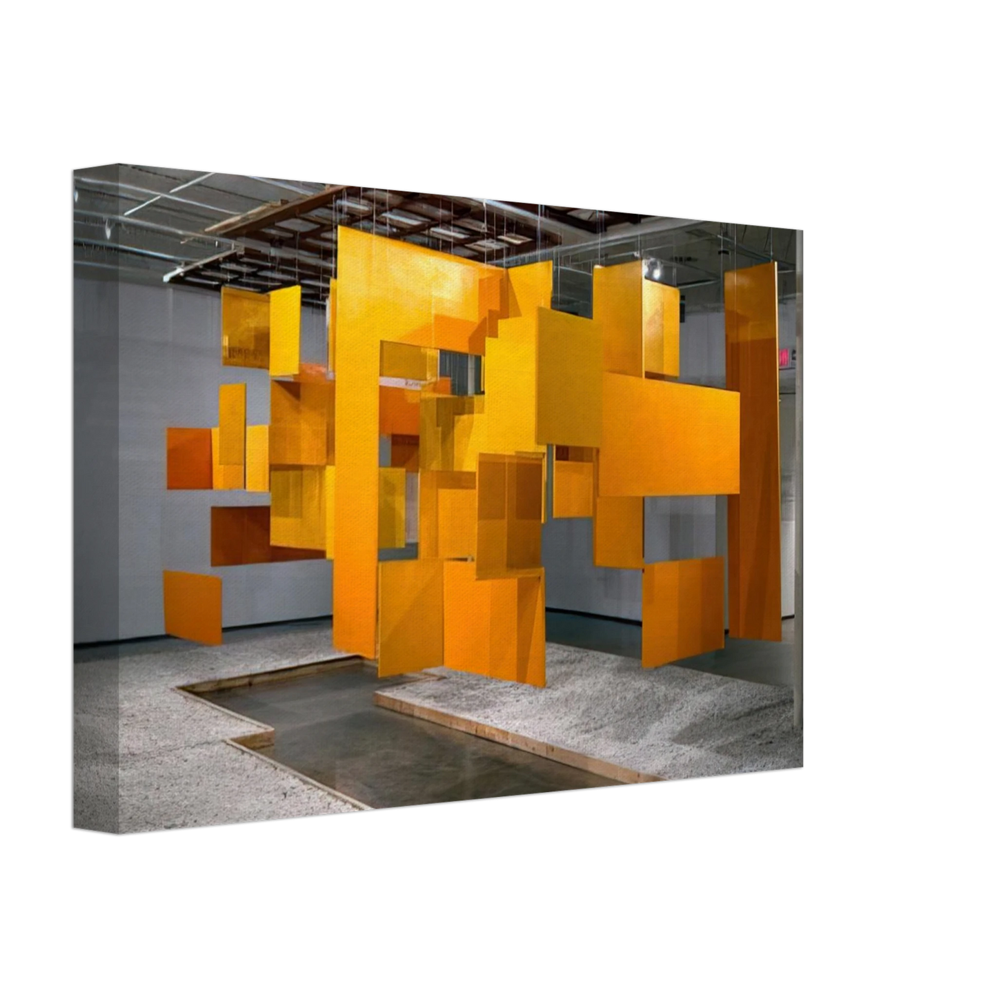 Helio Oiticica - Grand Nucleus Canvas - 40x60 cm / 16x24 inches-canvas