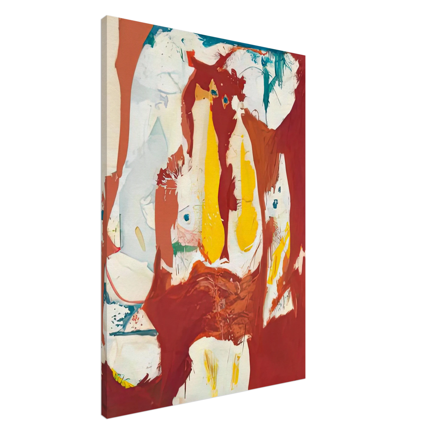 Helen Frankenthaler - The Red Sea, 1959- Canvas - 20x30 cm / 8x12 inches-canvas