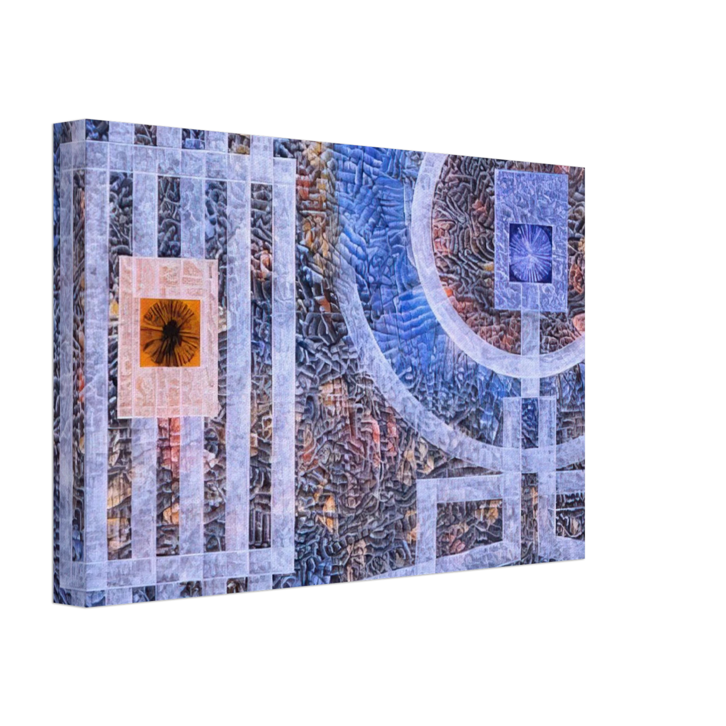 Jimmy Ernst - Exile - 1974 Canvas - 40x60 cm / 16x24 inches-canvas