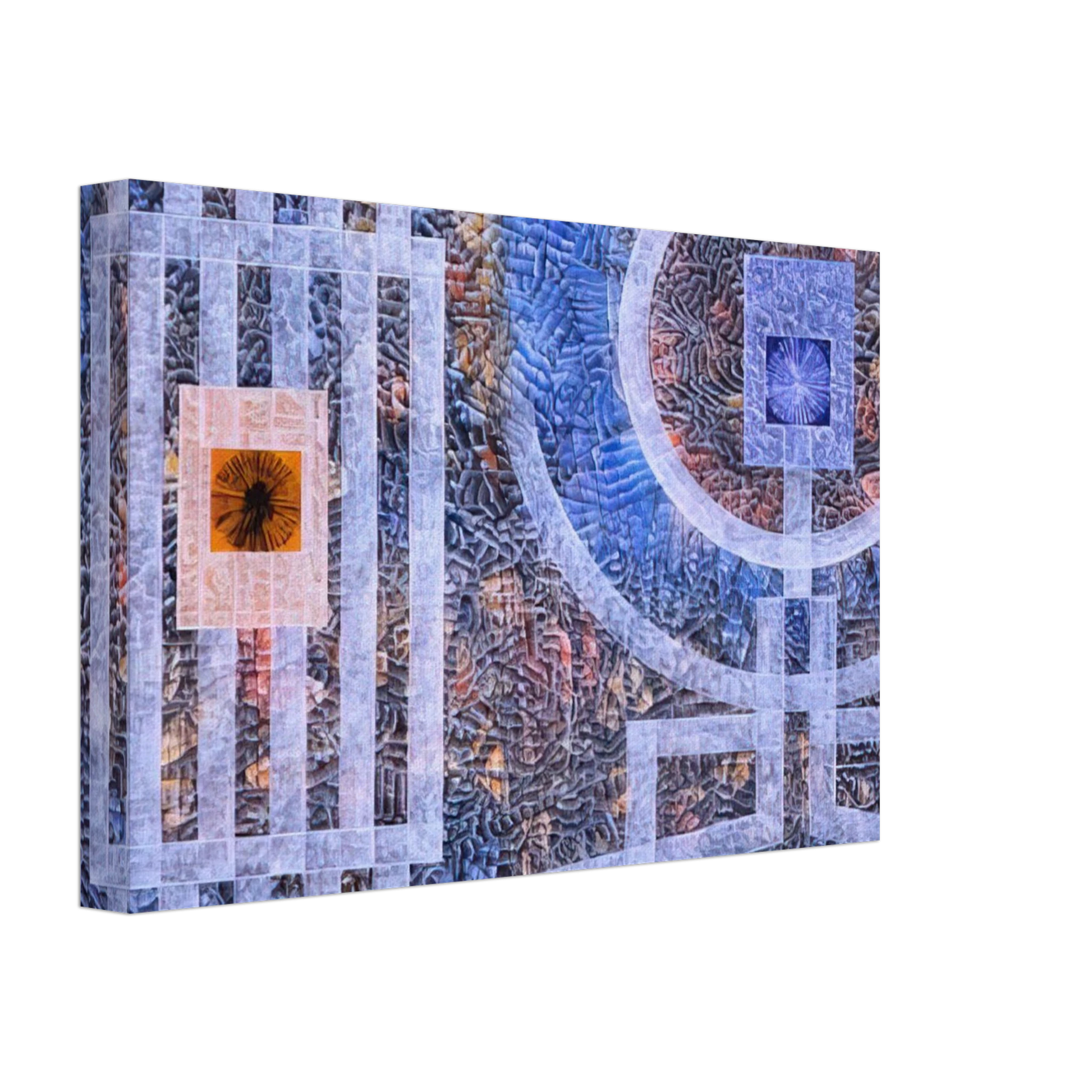 Jimmy Ernst - Exile - 1974 Canvas - 40x60 cm / 16x24 inches-canvas