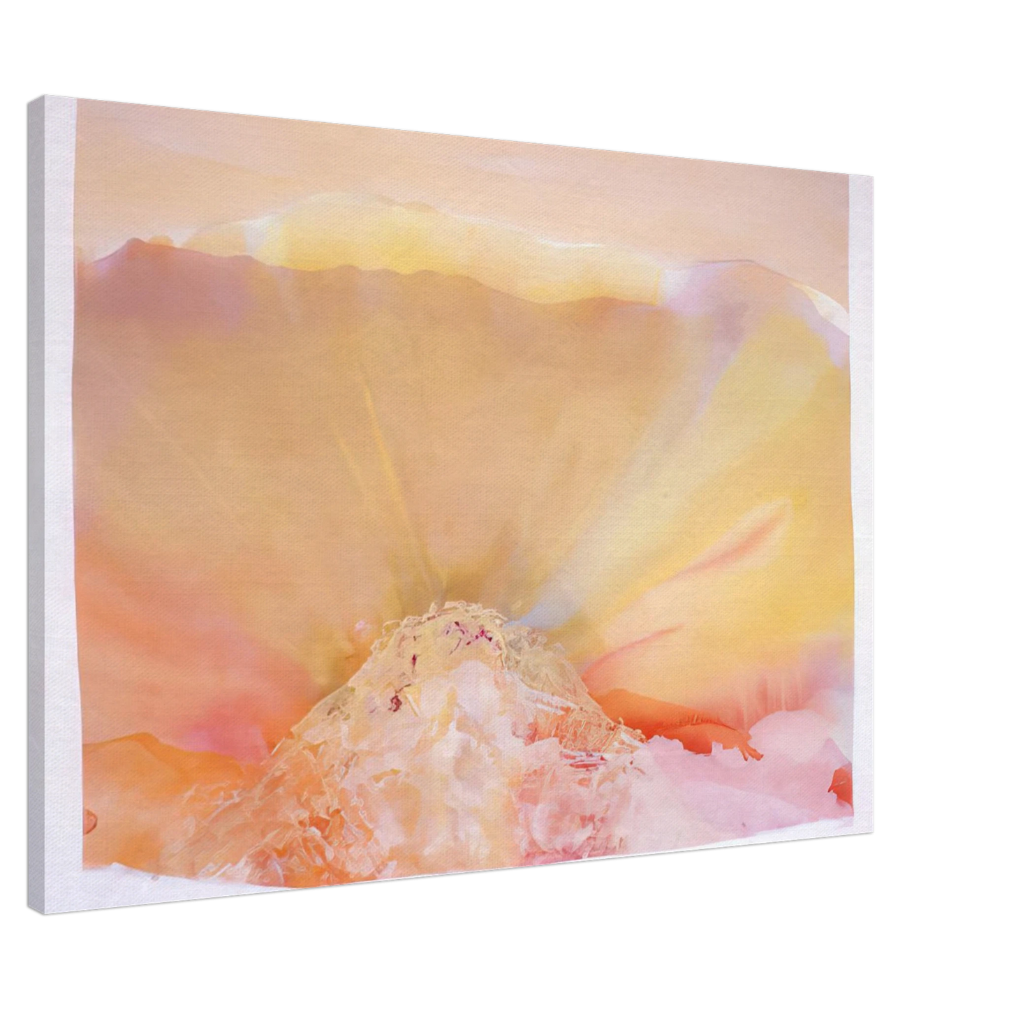 Ronnie Landfield - Eye Of The Pyramid Version I - 1988 Canvas - 20x30 cm / 8x12 inches-canvas