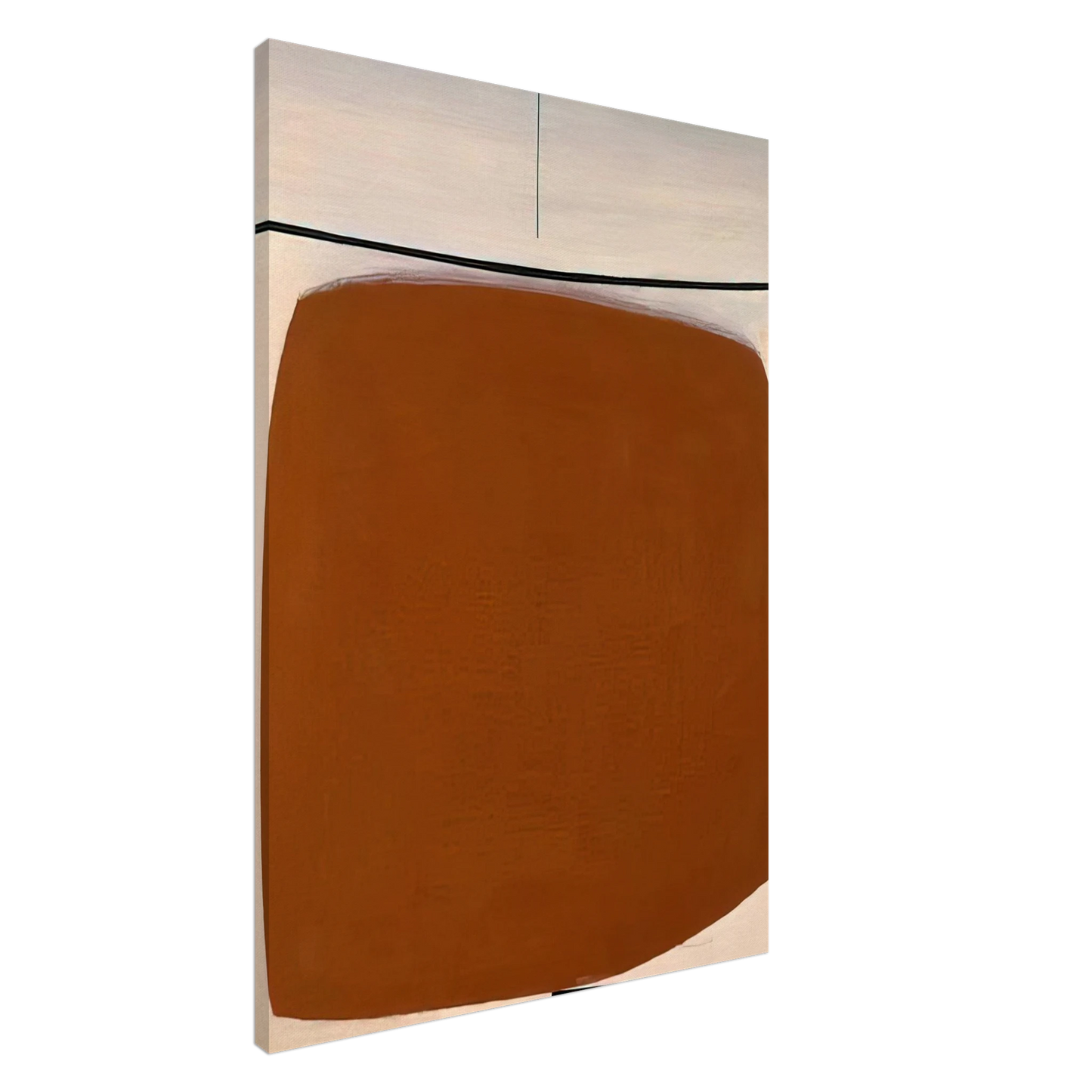 Victor Pasmore - Yellow Abstract - 1961 Canvas - 20x30 cm / 8x12 inches-canvas