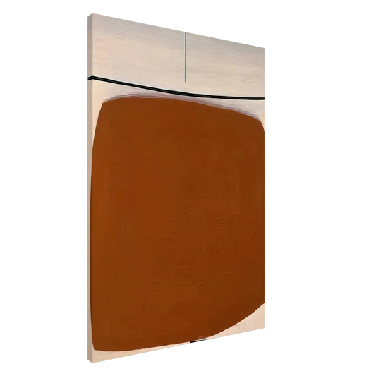 Victor Pasmore - Yellow Abstract - 1961 Canvas - 20x30 cm / 8x12 inches-canvas