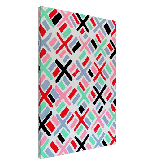 Sonia Delaunay - COMPOSITION 34 Canvas - 20x30 cm / 8x12 inches-canvas