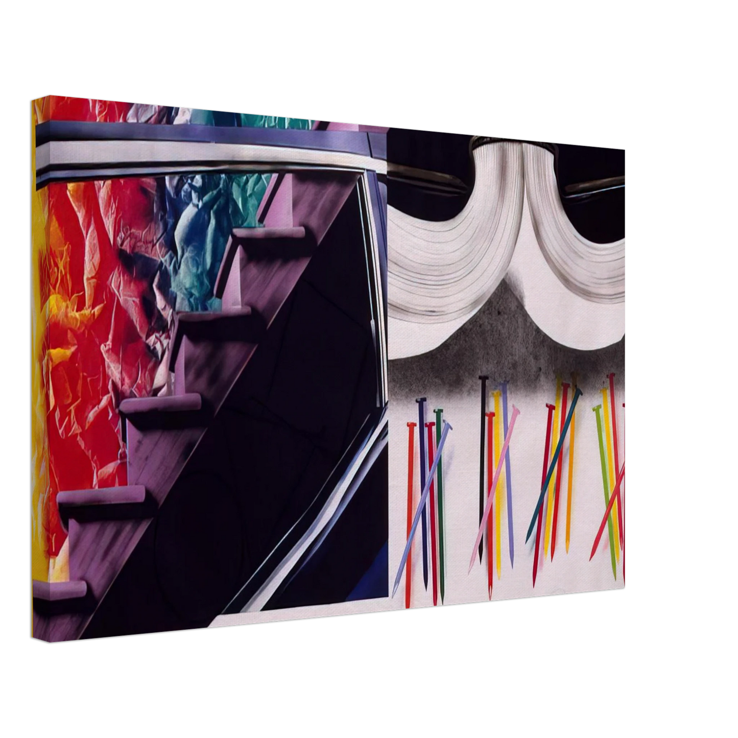 James Rosenquist - Off the Continental Divide Canvas - 70x100 cm / 28x40 inches-canvas