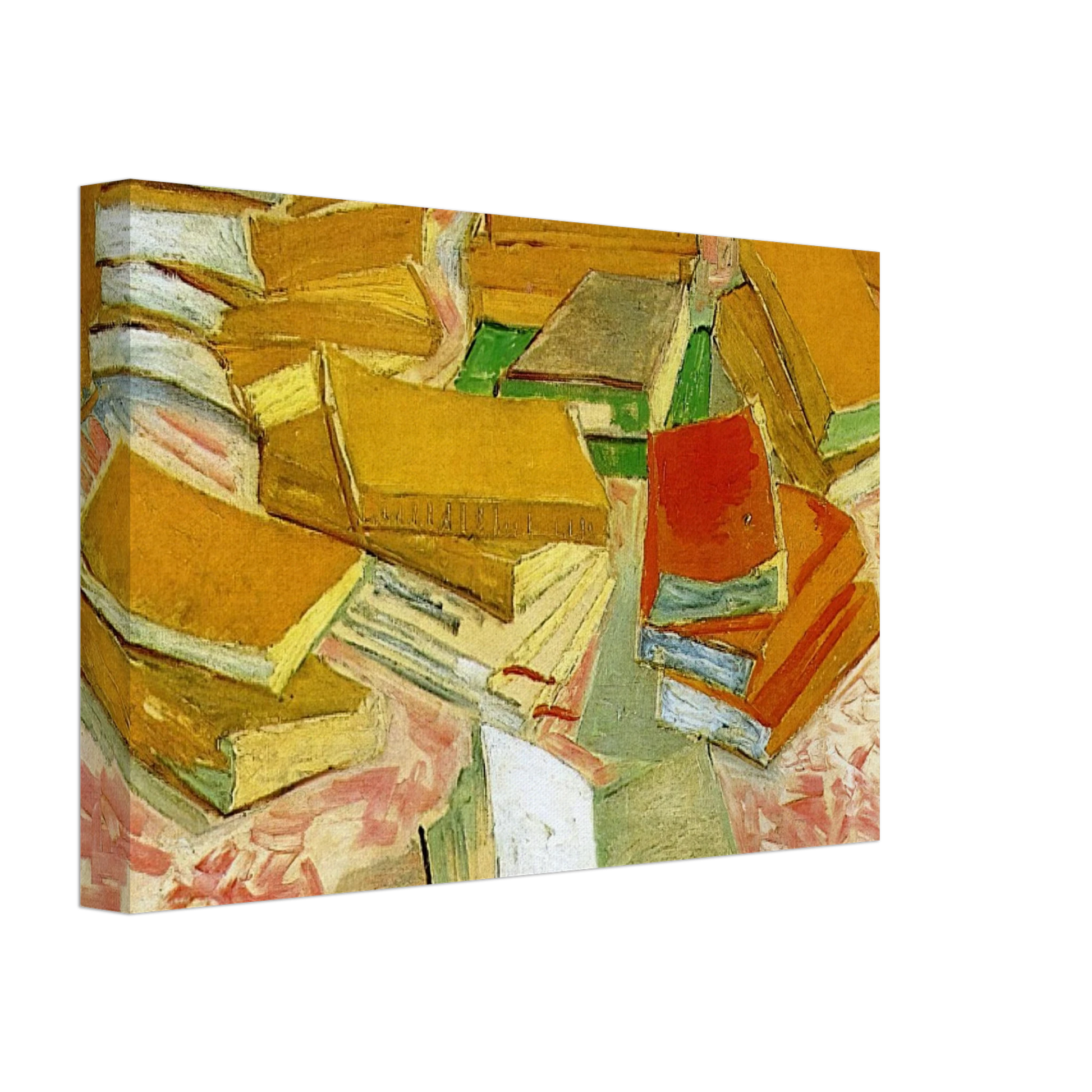 Vincent van Gogh - Still Life - French Novels Canvas - 40x60 cm / 16x24 inches-canvas