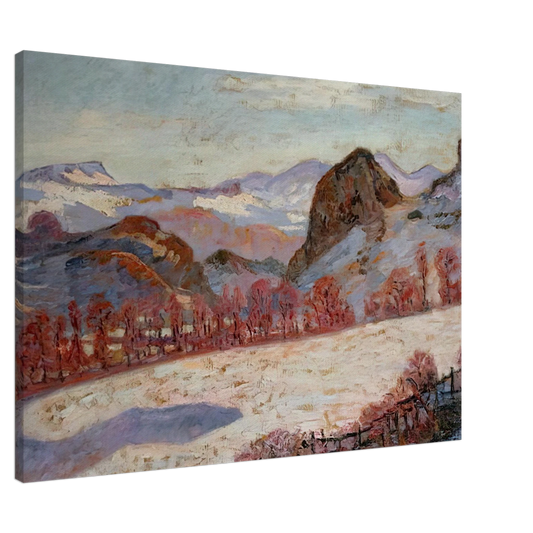 Armand Guillaumin - Saint-Sauves-d'Auvergne - 1900 France Canvas - 20x30 cm / 8x12 inches-canvas