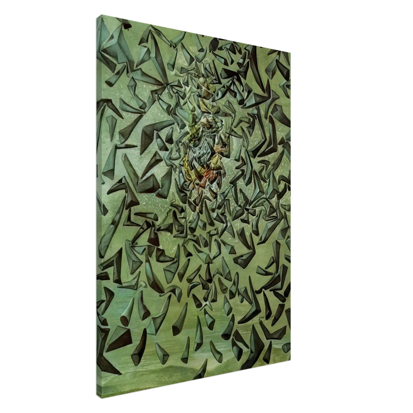 Salvador Dali - ASCENSIONIST SAINT CECILIA Canvas - 20x30 cm / 8x12 inches-canvas