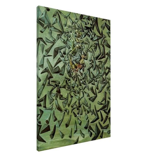 Salvador Dali - ASCENSIONIST SAINT CECILIA Canvas - 20x30 cm / 8x12 inches-canvas