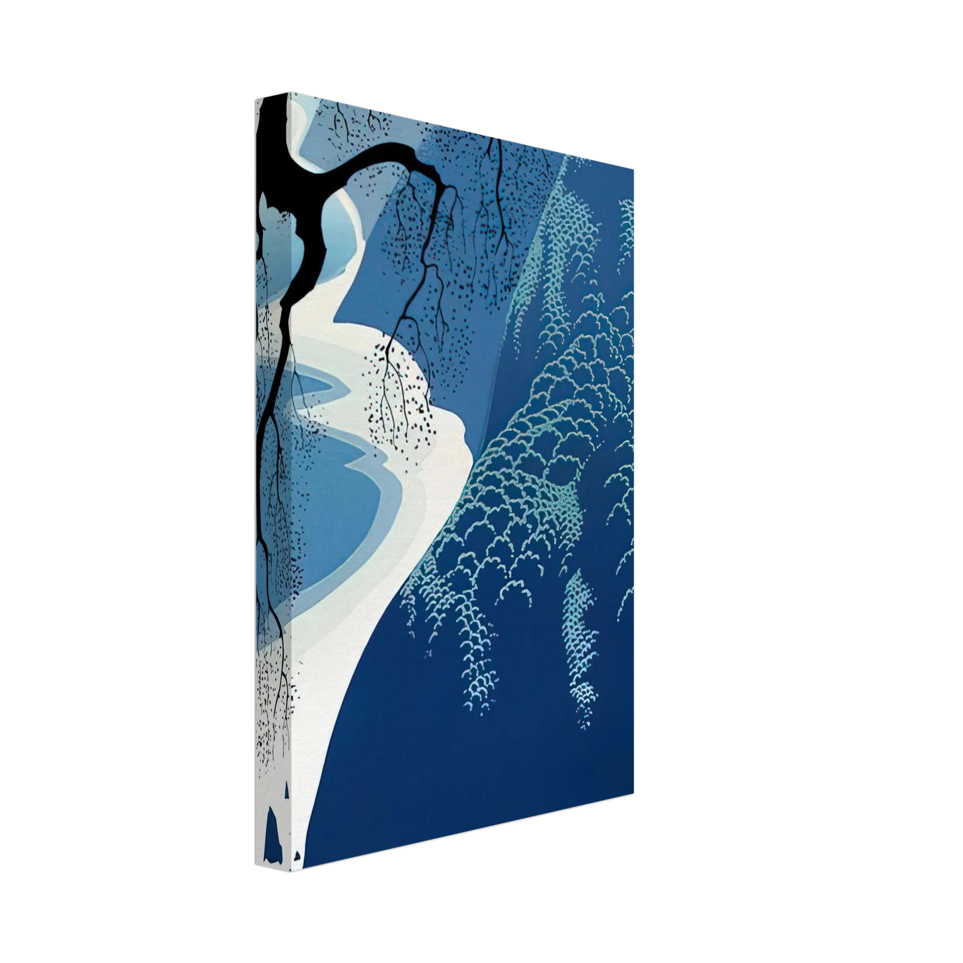 Eyvind Earle - Big Sur and Branch Canvas - 70x100 cm / 28x40 inches-canvas