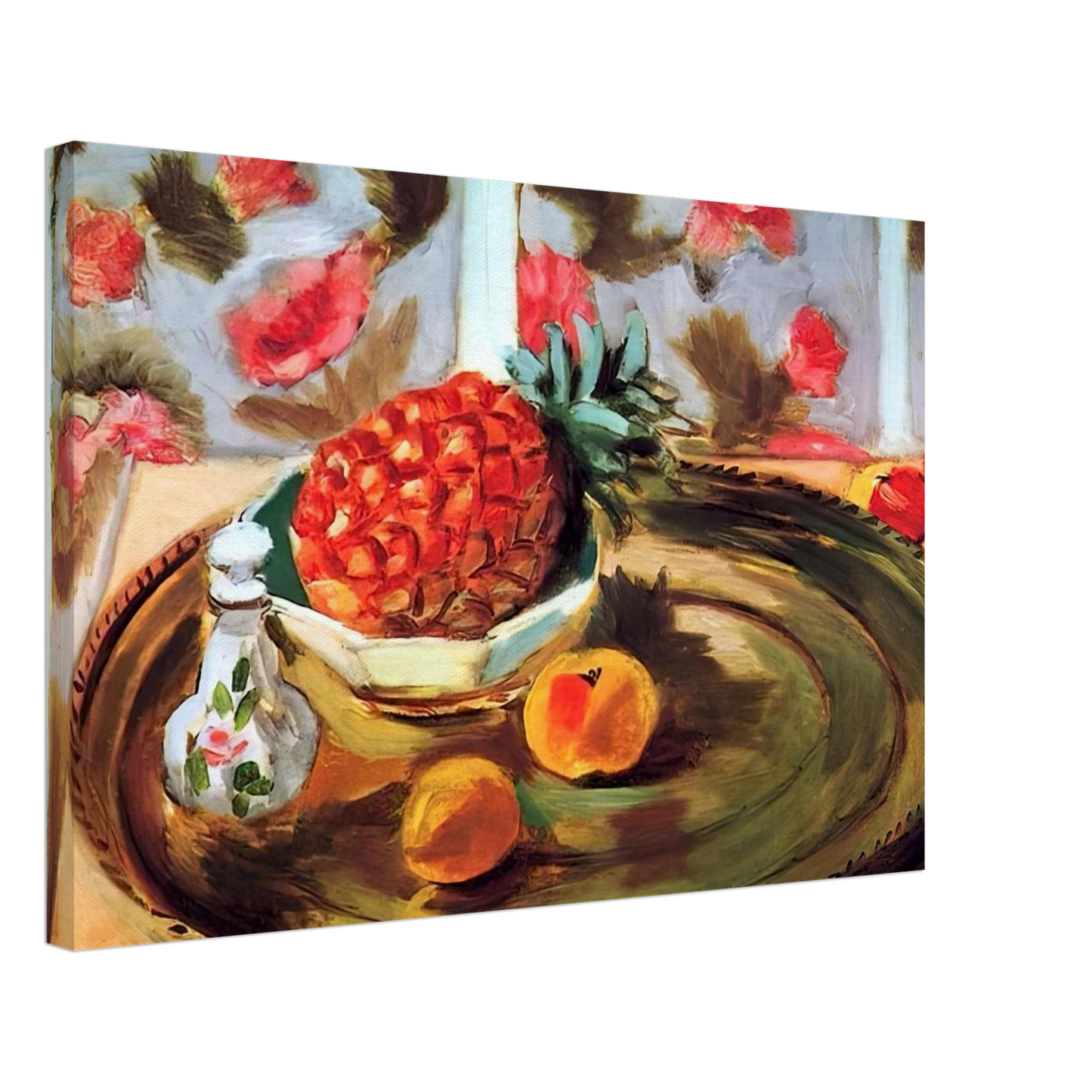 Henri Matisse - STILL LIFE WITH PINEAPPLE 1924 Canvas - 40x60 cm / 16x24 inches-canvas