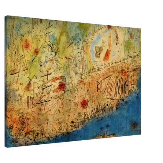 Wols - Camp des Milles - 1940 Canvas - 20x30 cm / 8x12 inches-canvas