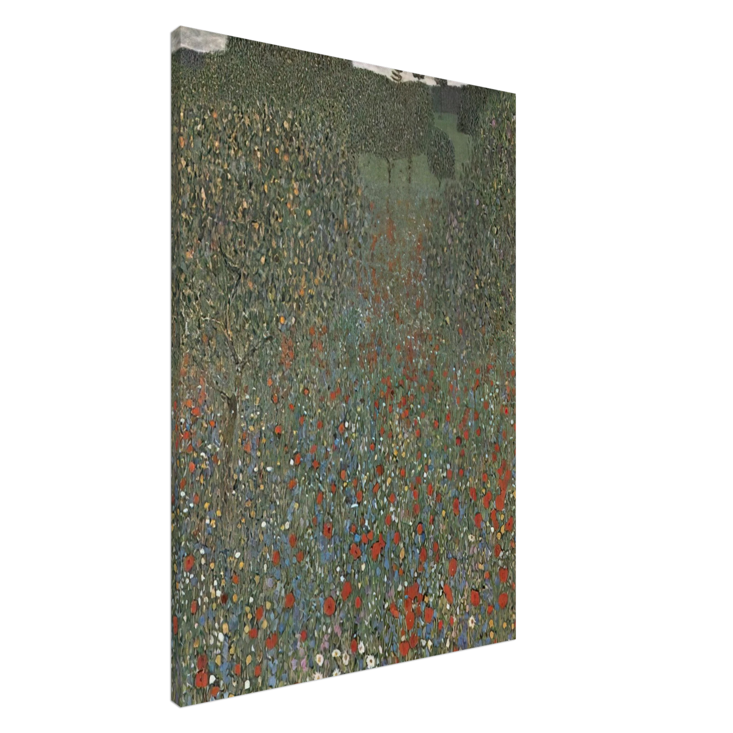 Gustav Klimt - POPPY FIELD Canvas - 20x30 cm / 8x12 inches-canvas