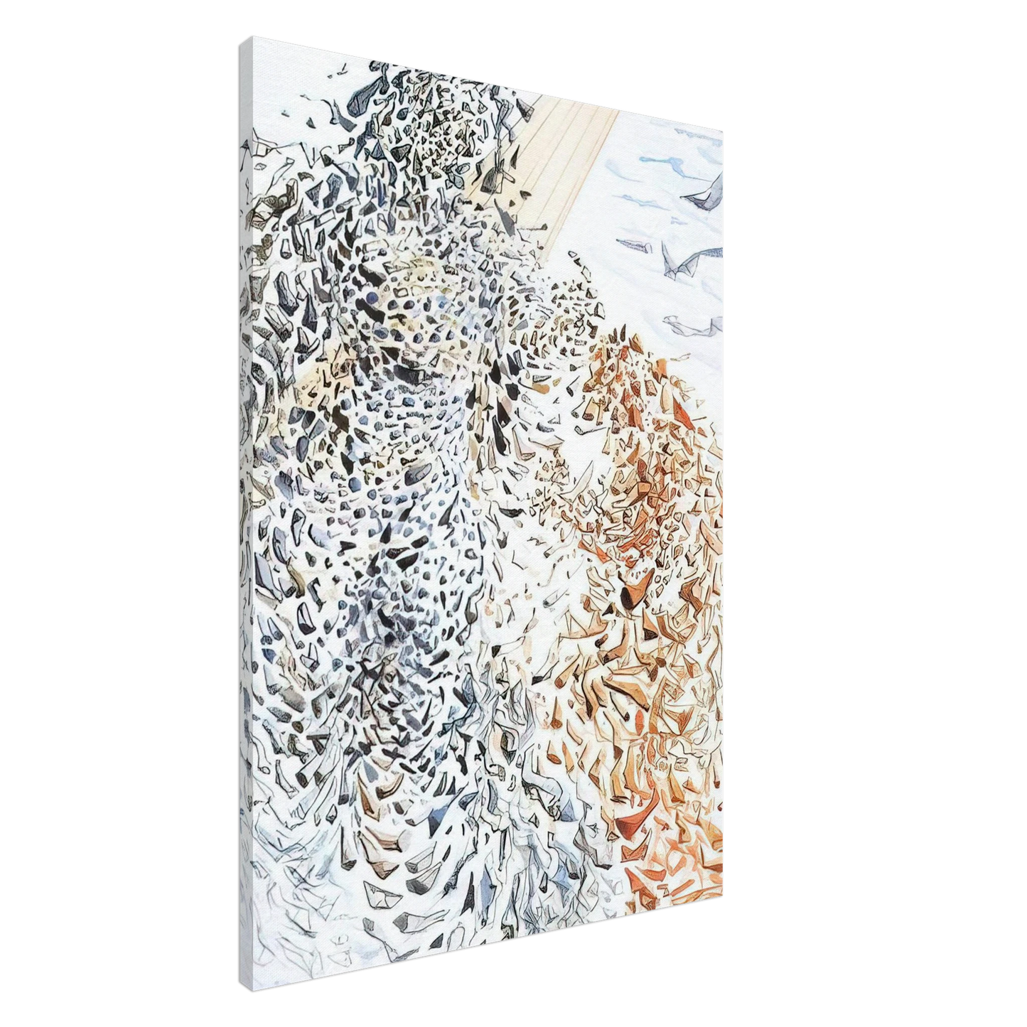 Salvador Dali - OPPOSITION Canvas - 20x30 cm / 8x12 inches-canvas