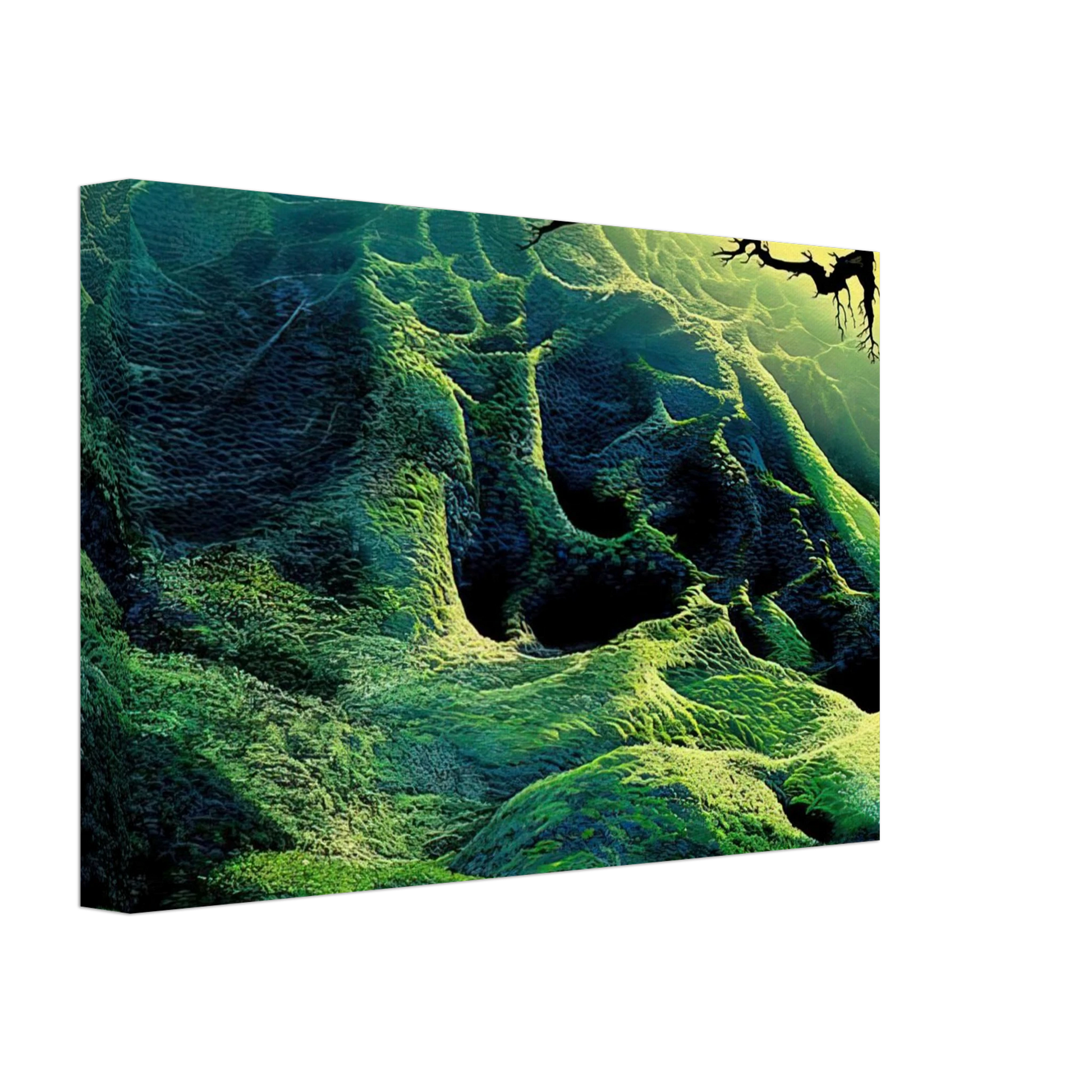 Eyvind Earle - My Soul Canvas - 40x60 cm / 16x24 inches-canvas