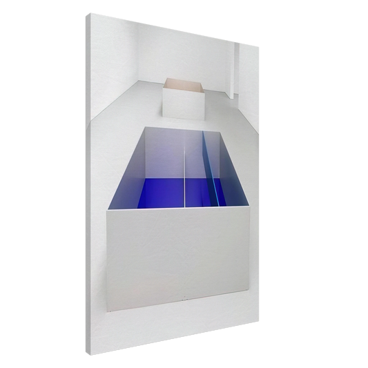 Donald Judd - Untitled 89-6 Menziken - 1989 Canvas - 20x30 cm / 8x12 inches-canvas