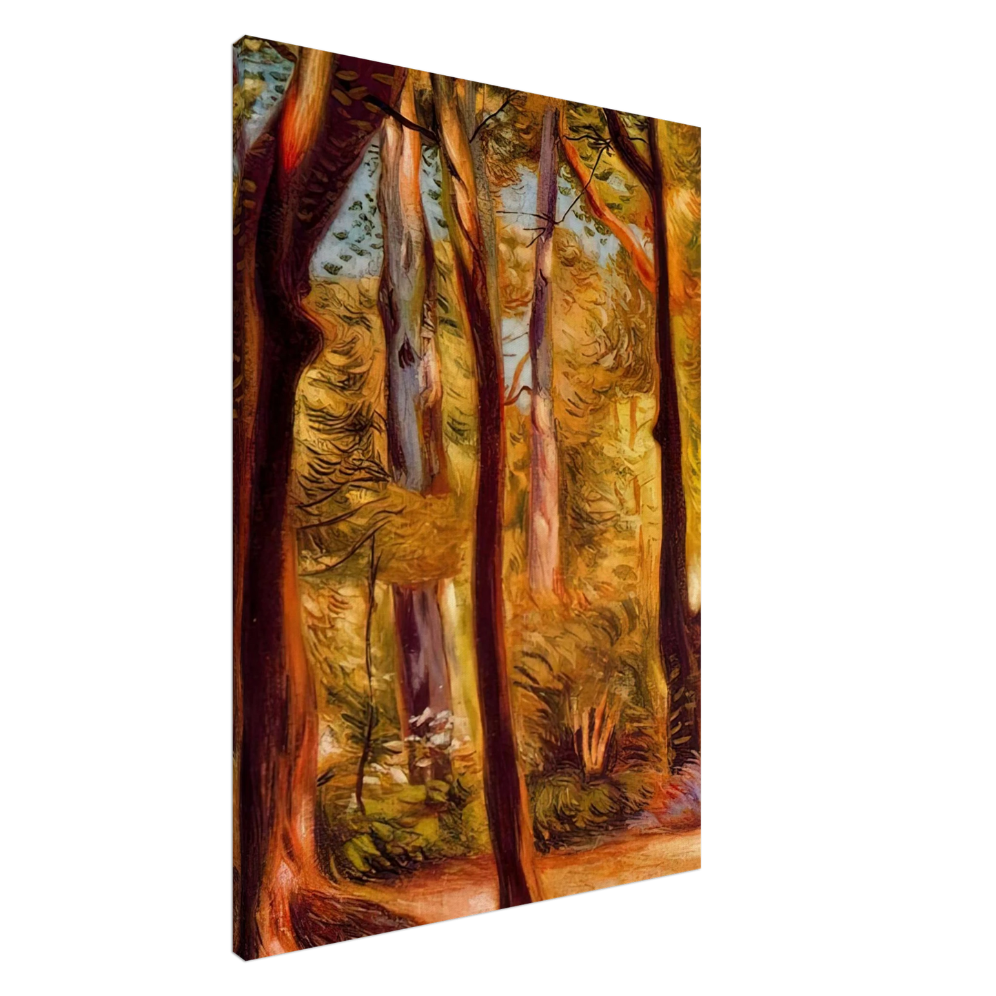 Giorgio de Chirico - LANDSCAPE OF CASCINE Canvas - 20x30 cm / 8x12 inches-canvas