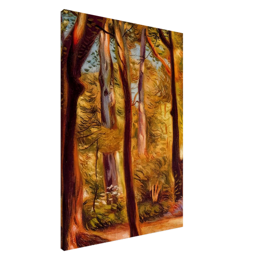 Giorgio de Chirico - LANDSCAPE OF CASCINE Canvas - 20x30 cm / 8x12 inches-canvas