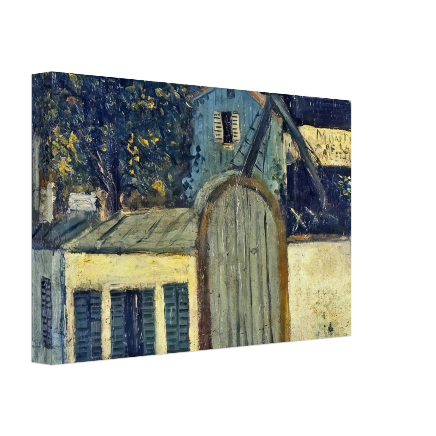 Maurice Utrillo - MOULIN DE LA GALETTE 1 Canvas - 40x60 cm / 16x24 inches-canvas