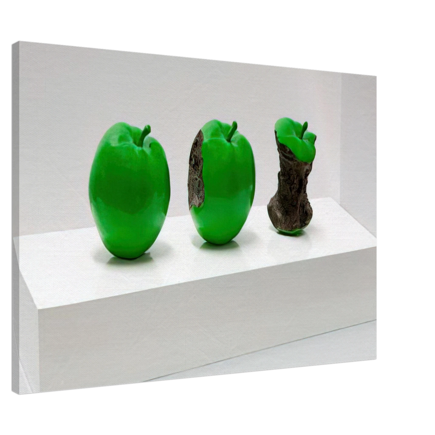 Billy Apple - 2 Minutes, 33 Seconds - 1990 Canvas - 20x30 cm / 8x12 inches-canvas