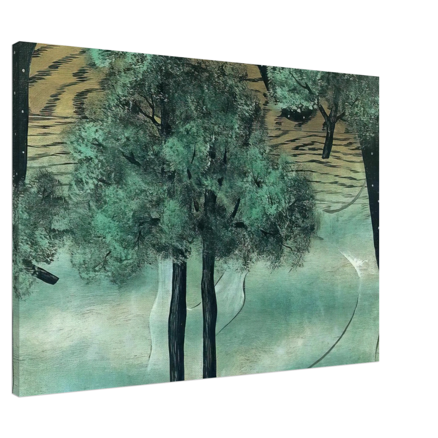 Rene Magritte - THE CULTIVATION OF IDEAS 1927 Canvas - 20x30 cm / 8x12 inches-canvas