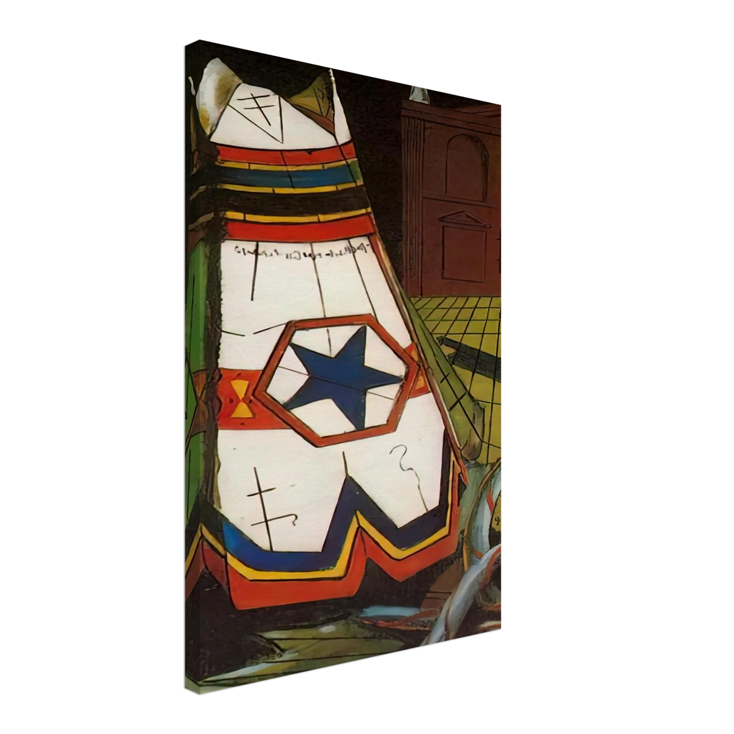 Giorgio de Chirico - PLAYTHINGS OF THE PRINCE 1915 Canvas - 40x60 cm / 16x24 inches-canvas