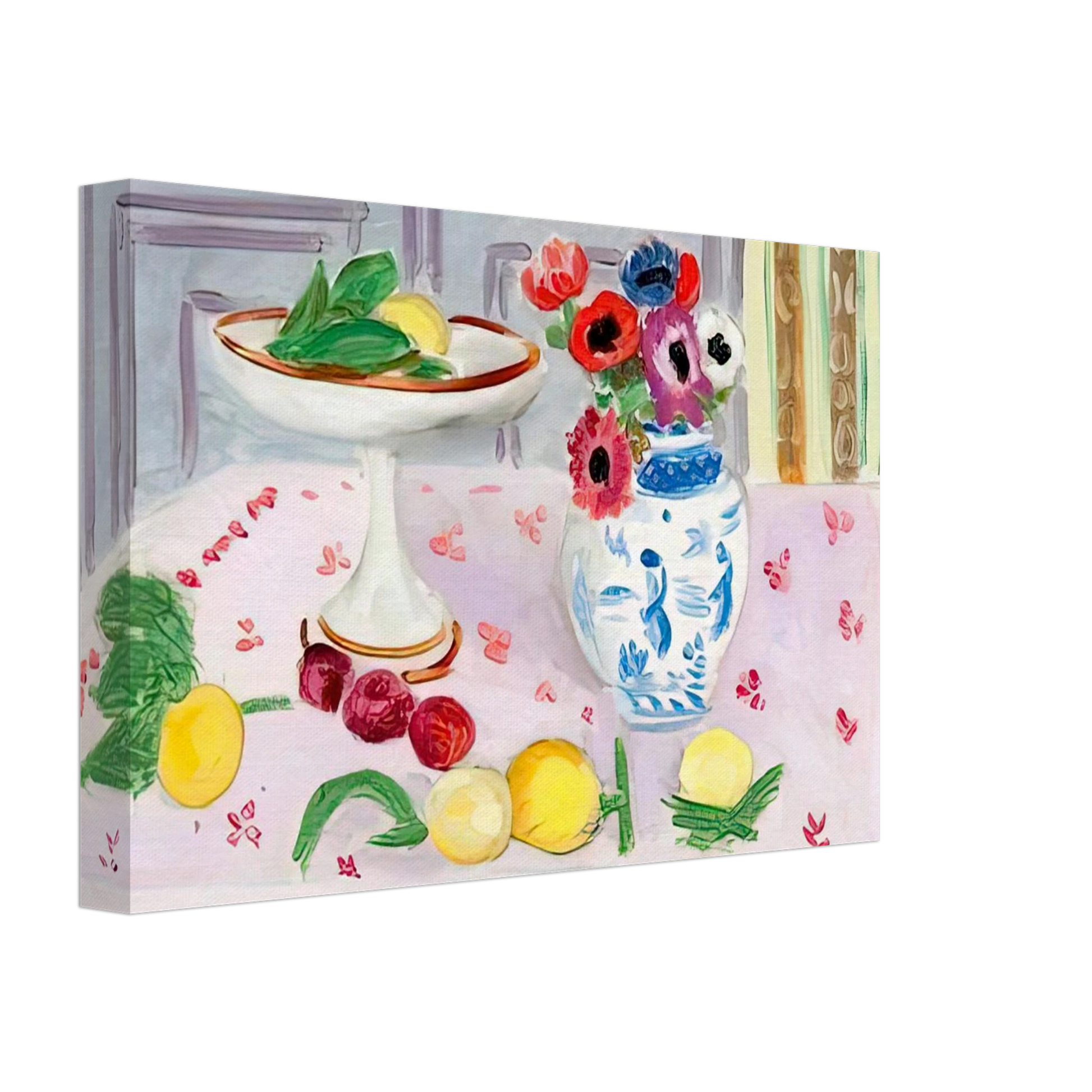 Henri Matisse - THE PINK TABLECLOTH 1925 Canvas - 40x60 cm / 16x24 inches-canvas