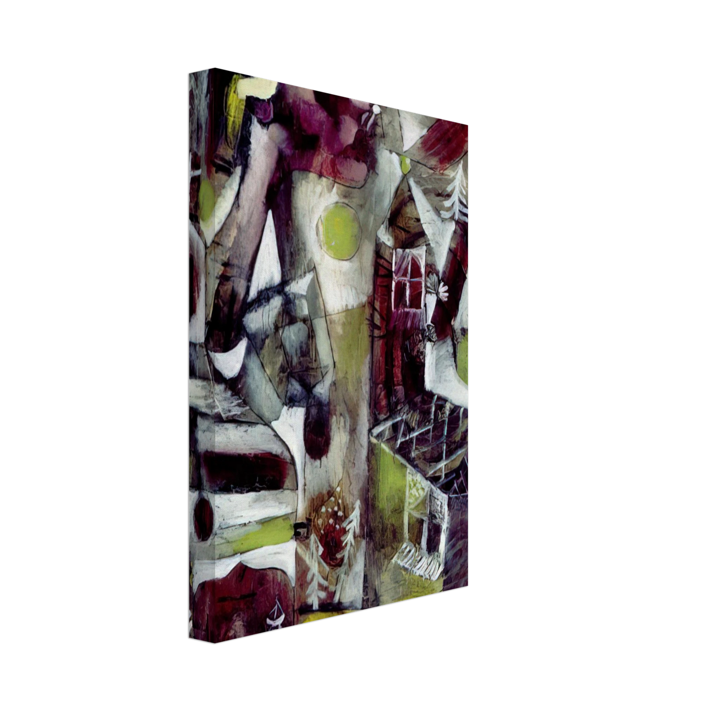 Paul Klee - SWAMP LEGEND 1919 Canvas - 70x100 cm / 28x40 inches-canvas