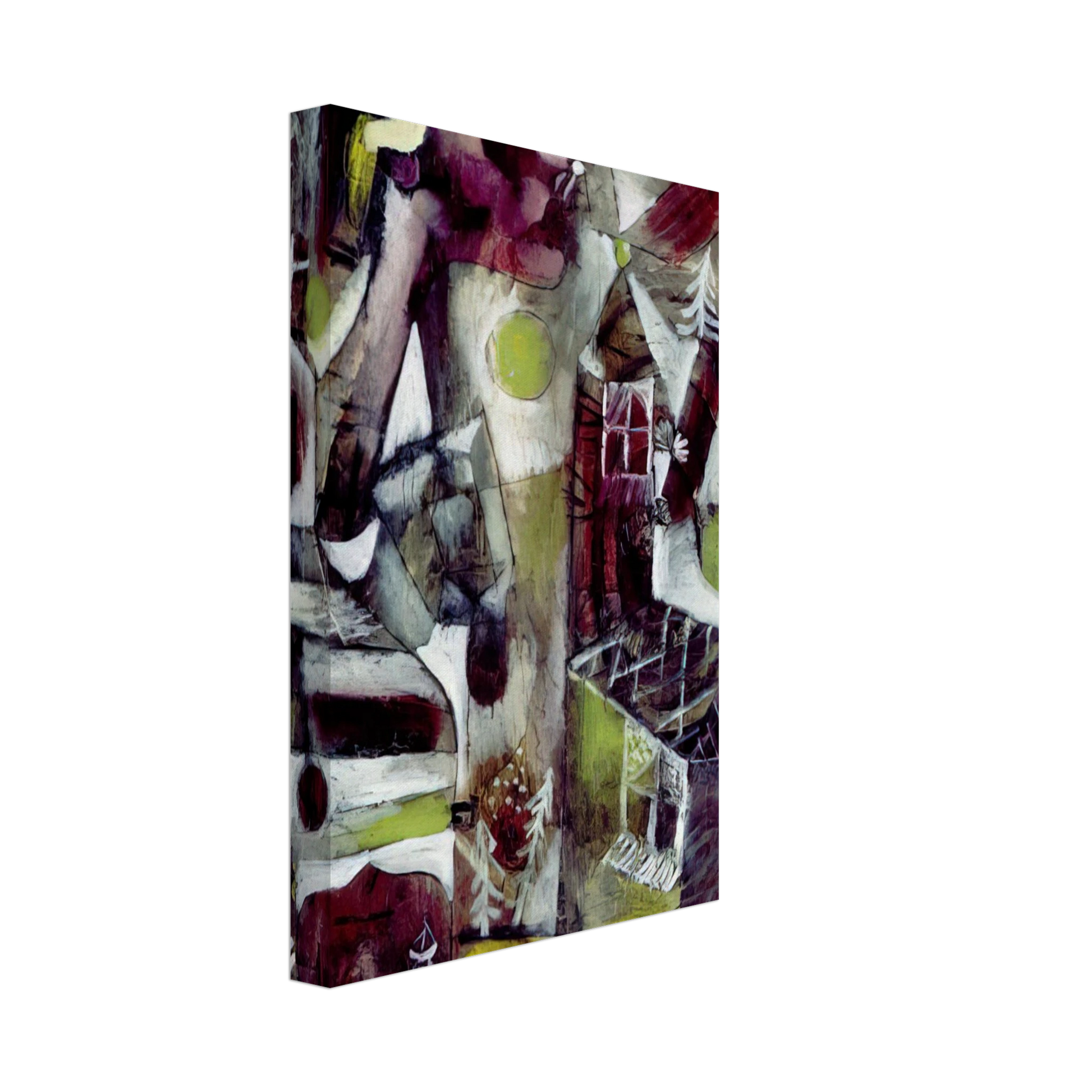 Paul Klee - SWAMP LEGEND 1919 Canvas - 70x100 cm / 28x40 inches-canvas