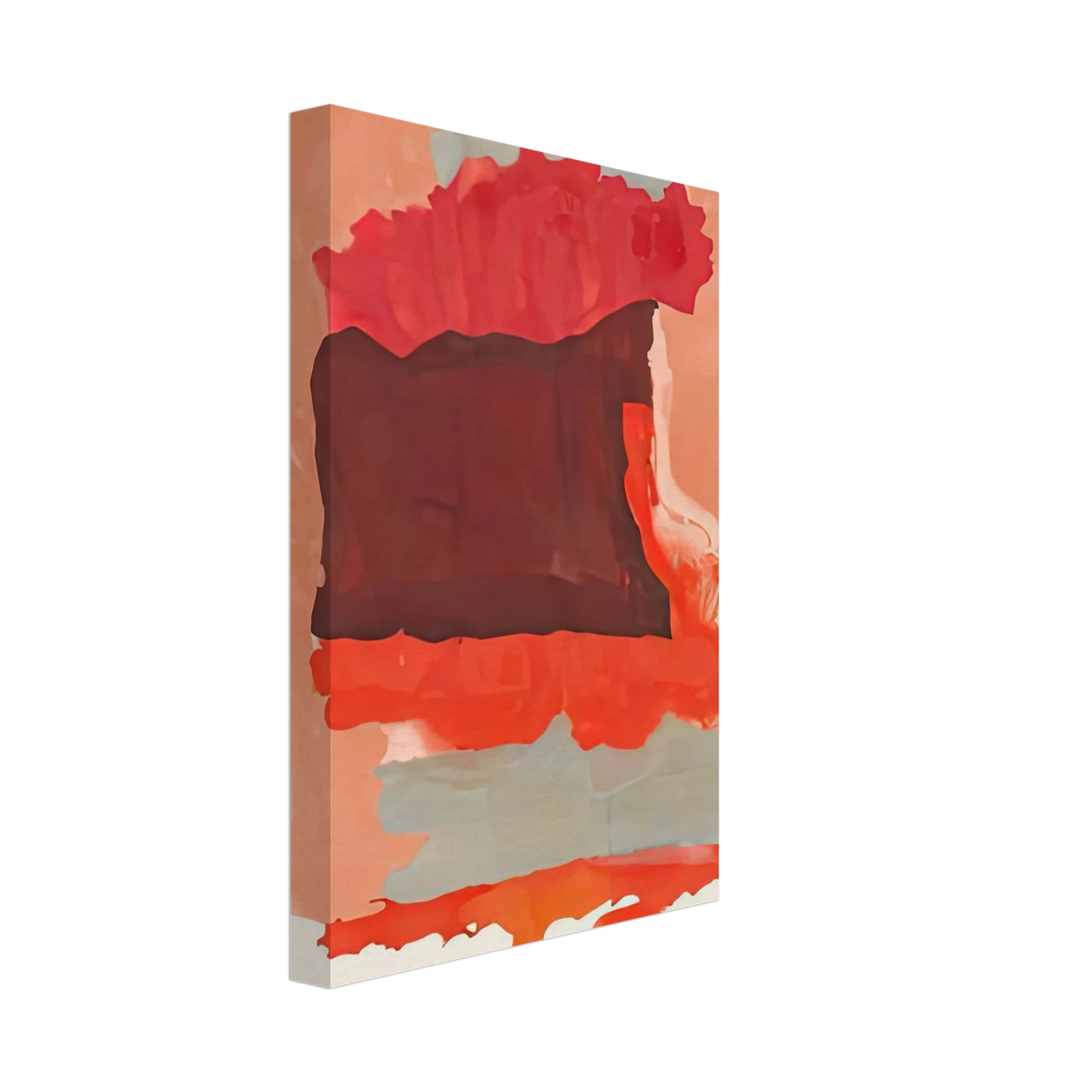 Helen Frankenthaler - Cape Orange, 1964- Canvas - 40x60 cm / 16x24 inches-canvas