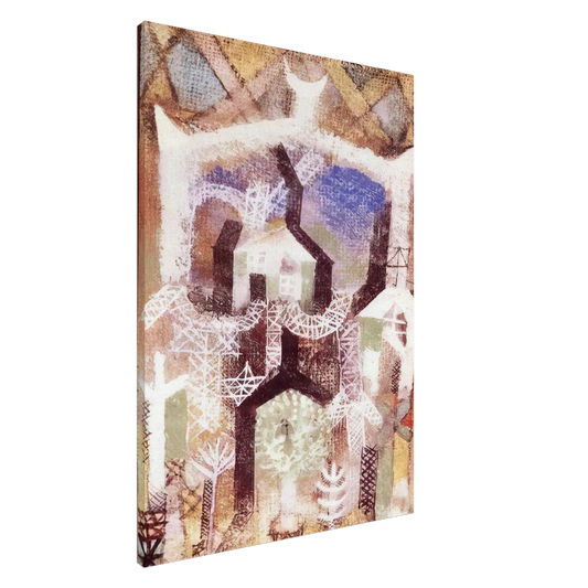 Paul Klee - SUMMER HOUSES 1919 Canvas - 20x30 cm / 8x12 inches-canvas