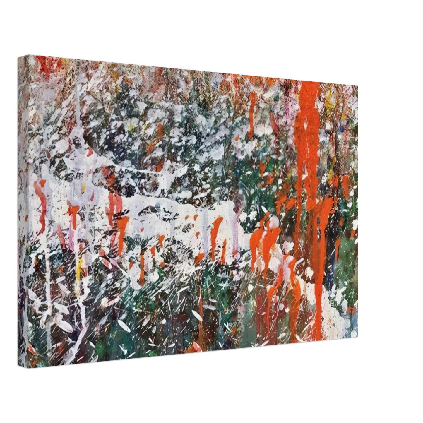 Taro Yamamoto - ABSTRACT COMPOSITION Canvas - 40x60 cm / 16x24 inches-canvas