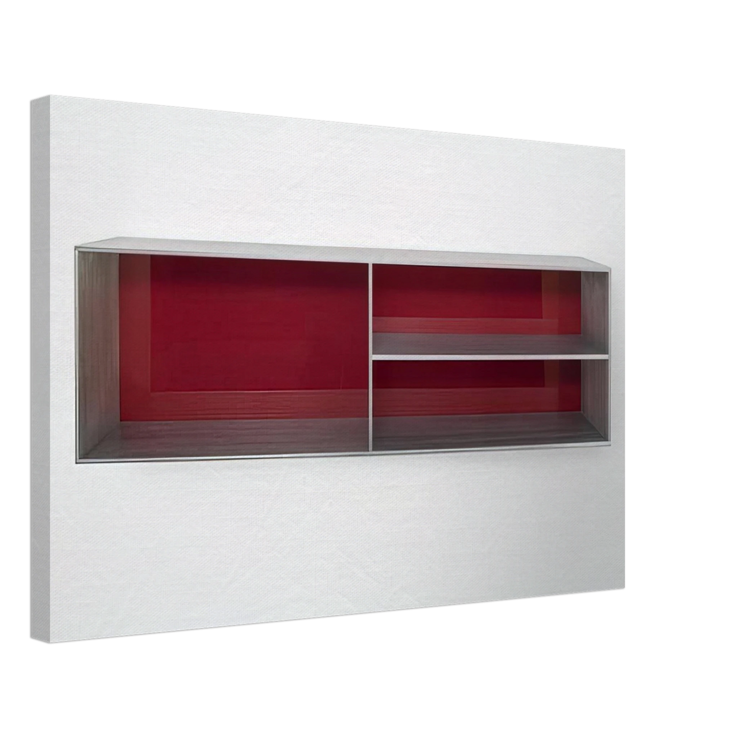 Donald Judd - Untitled - 1985 Canvas - 40x60 cm / 16x24 inches-canvas