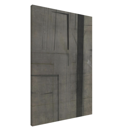 Nasreen Mohamedi - Untitled - 1969 Canvas - 20x30 cm / 8x12 inches-canvas