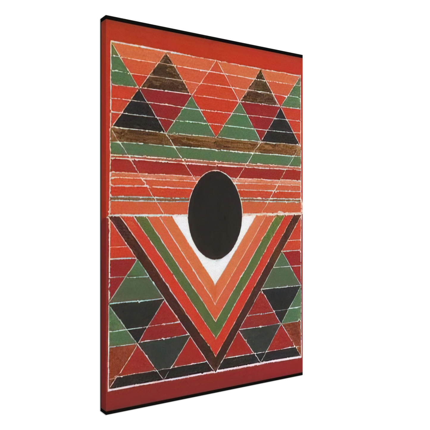 S. H. Raza - Bijh - Abstract Art Canvas - 20x30 cm / 8x12 inches-canvas