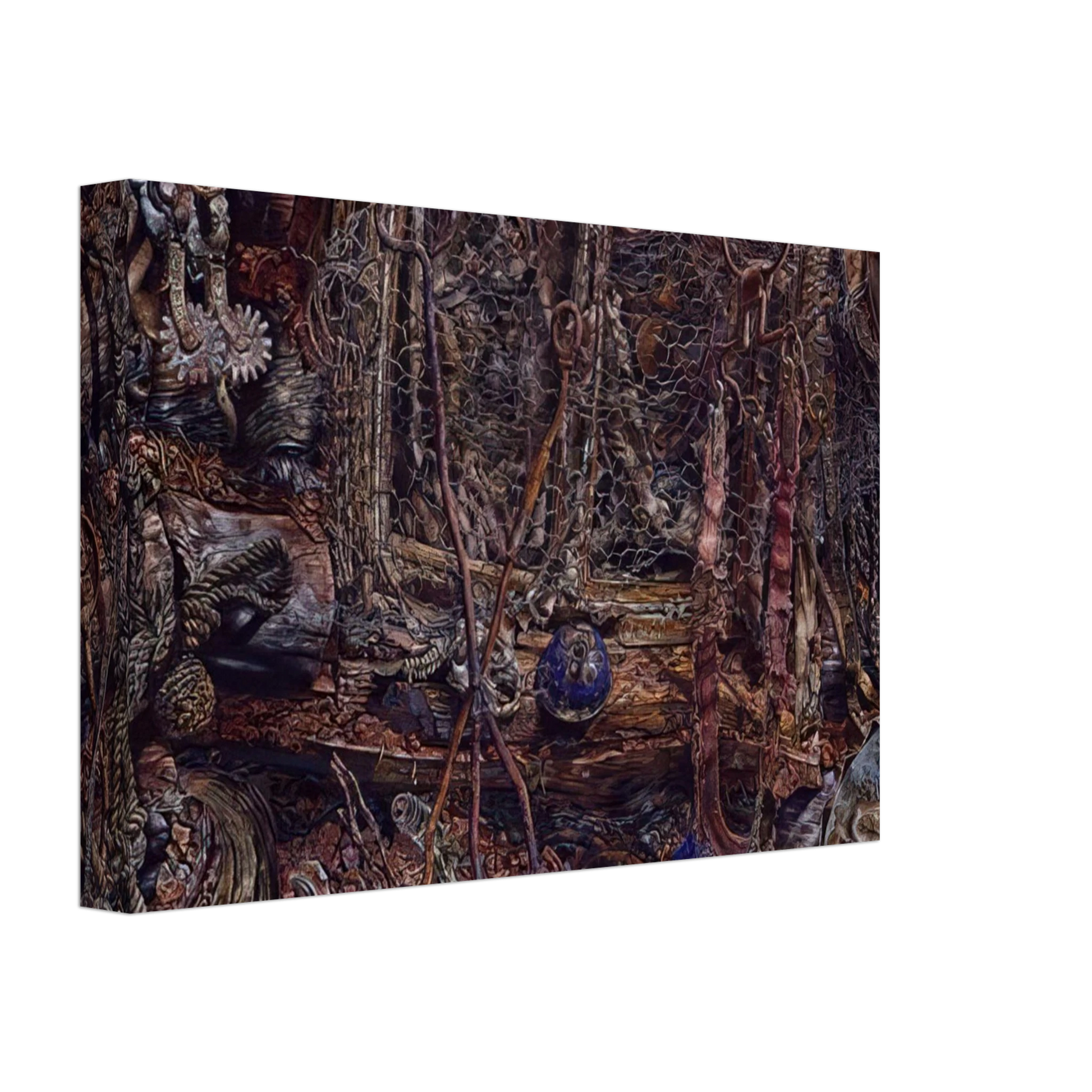 Ivan Albright - THE RUSTLERS 1962 Canvas - 70x100 cm / 28x40 inches-canvas