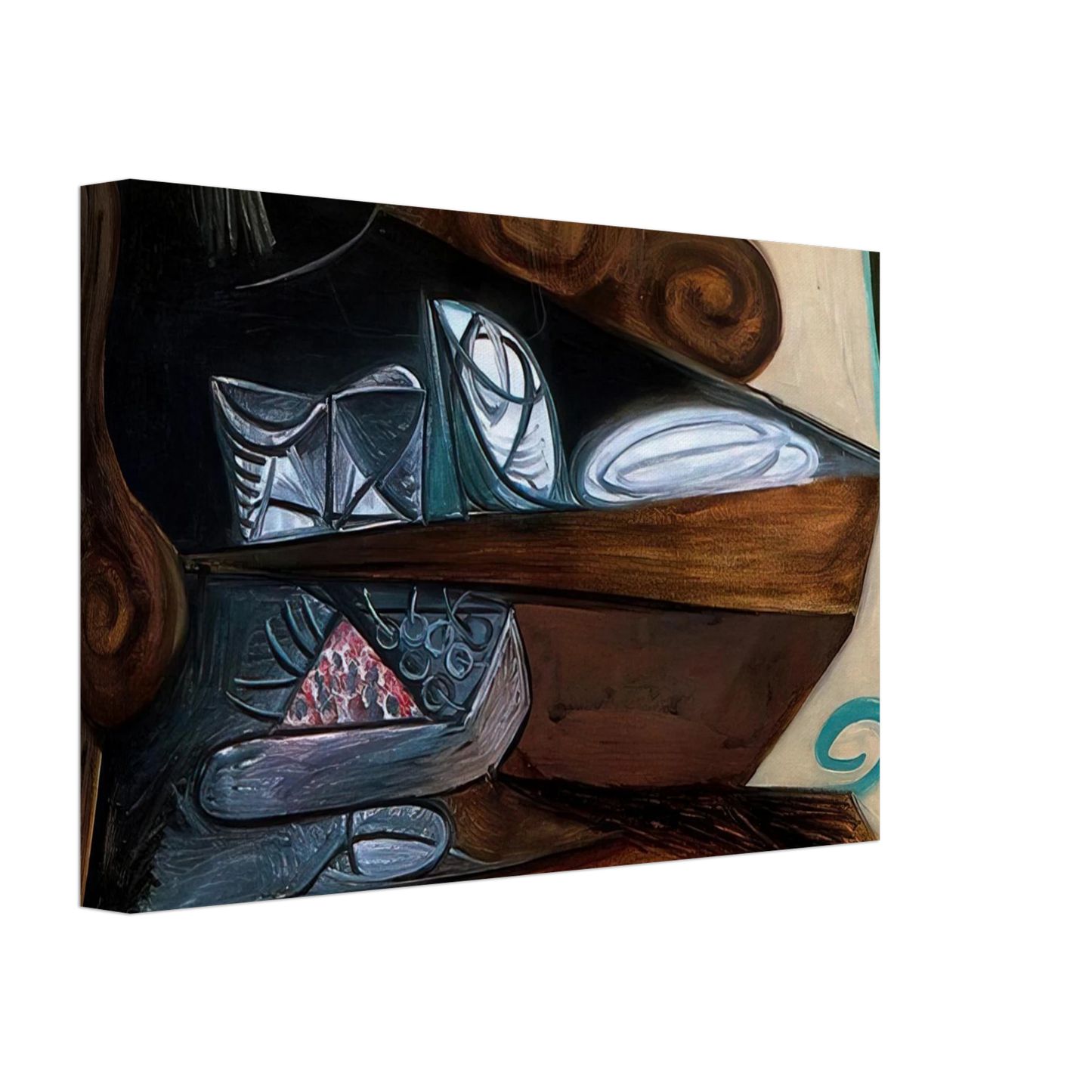 Pablo Picasso - The buffet of  Catalan  Canvas - 70x100 cm / 28x40 inches-canvas