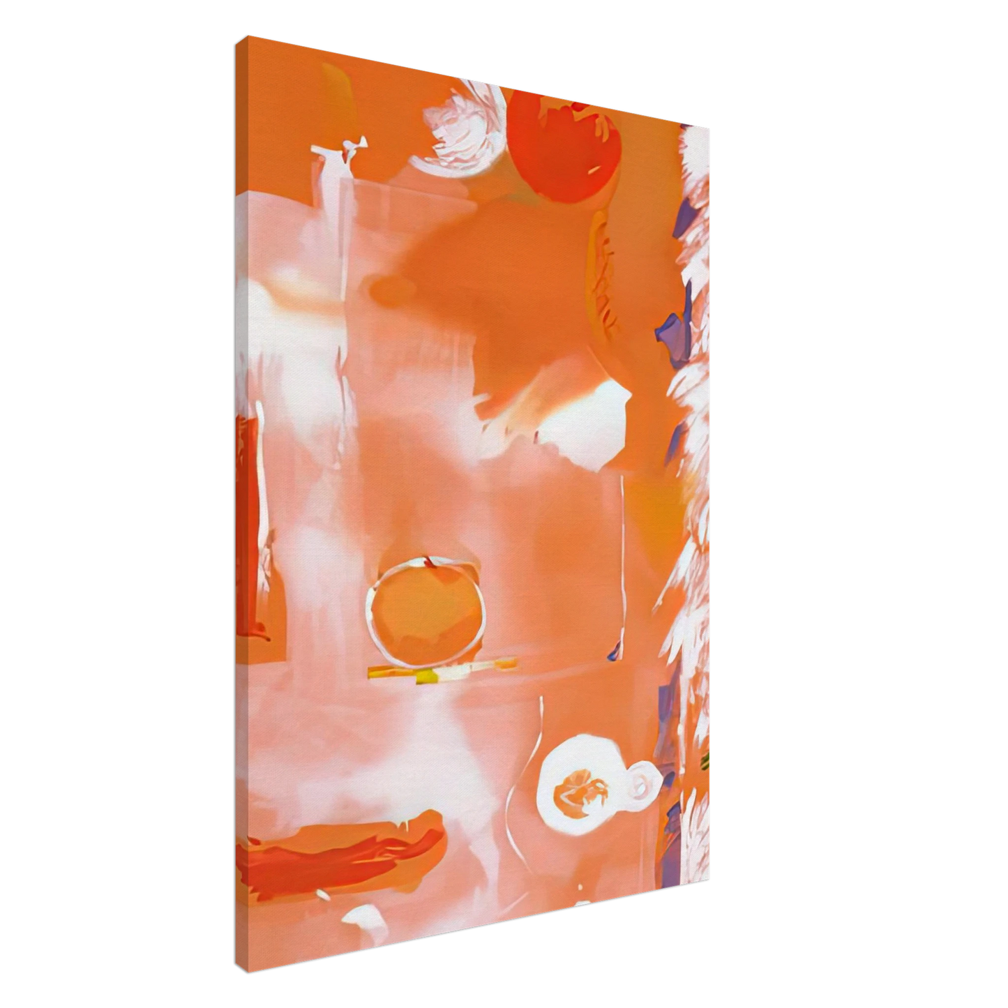 Helen Frankenthaler - Seeing the Moon on a Hot Summer Day, 1987- Canvas - 20x30 cm / 8x12 inches-canvas