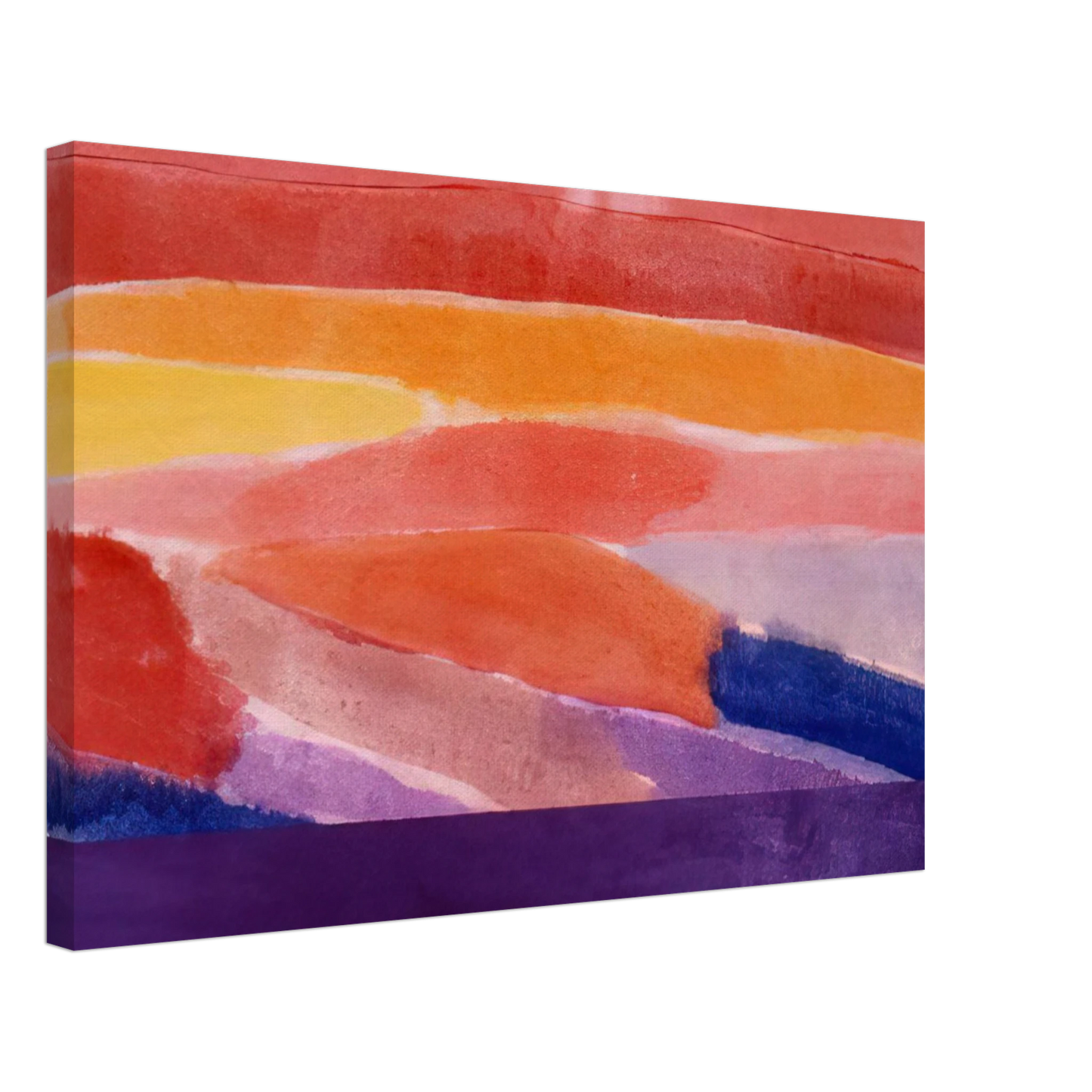 Ronnie Landfield - Surface Of Coral - 1981 Canvas - 70x100 cm / 28x40 inches-canvas