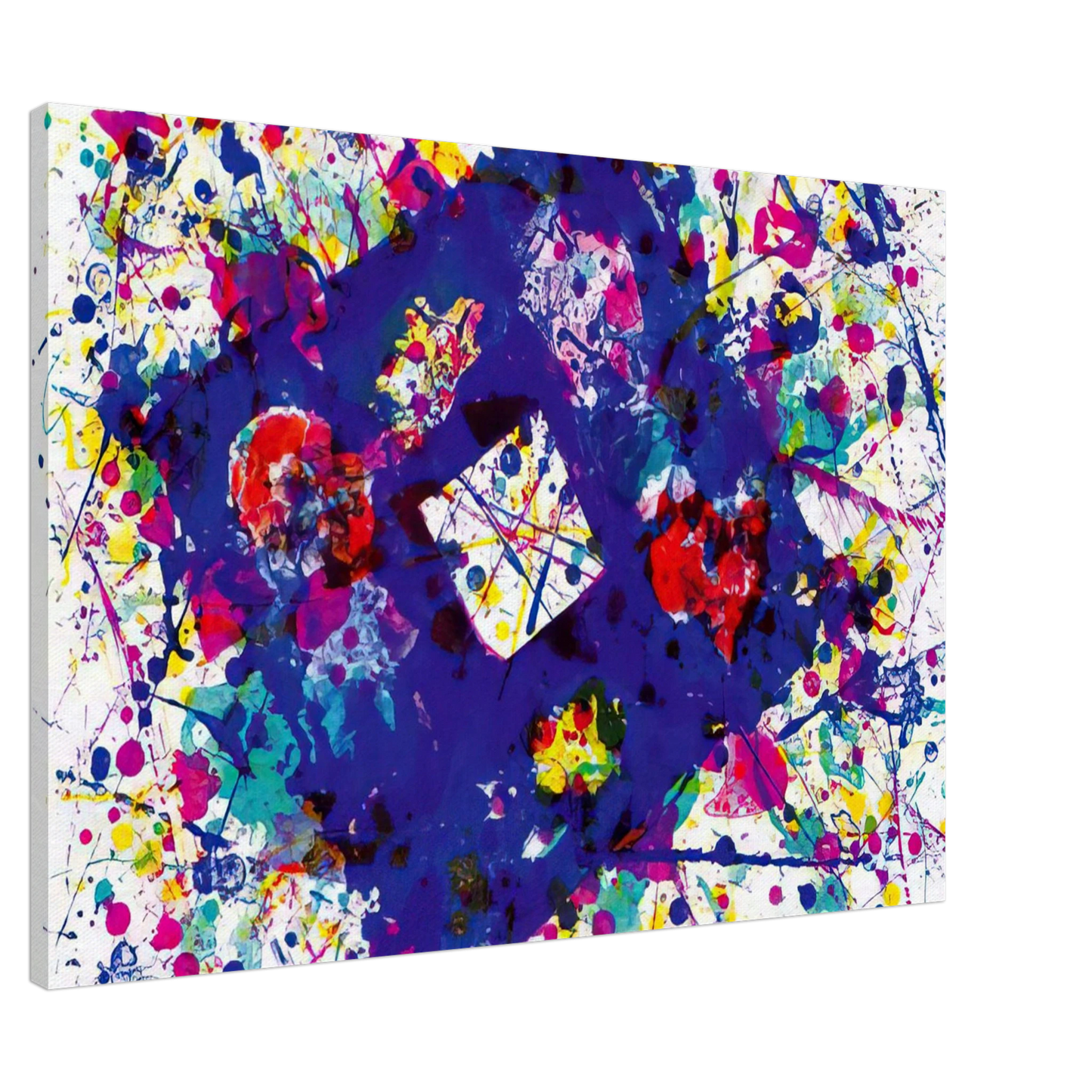 Sam Francis - Untitled  SF 259  Canvas - 20x30 cm / 8x12 inches-canvas