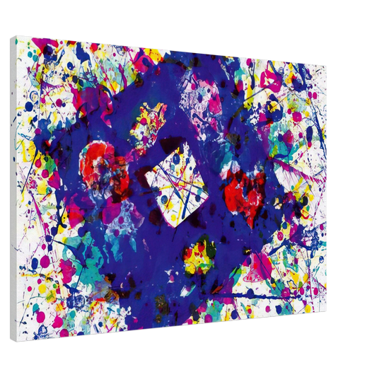 Sam Francis - Untitled  SF 259  Canvas - 20x30 cm / 8x12 inches-canvas