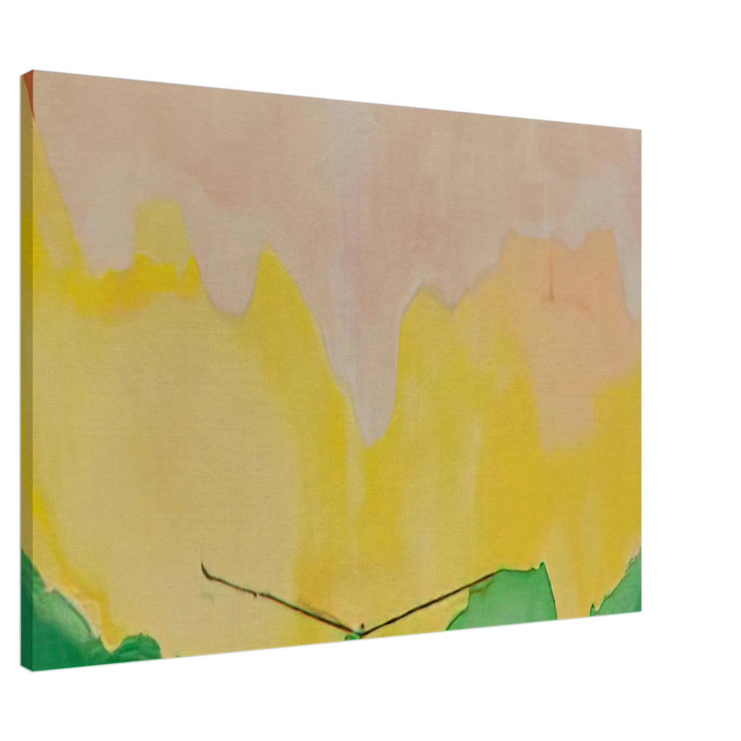 Helen Frankenthaler - Boulevard - 1973 Canvas - 20x30 cm / 8x12 inches-canvas