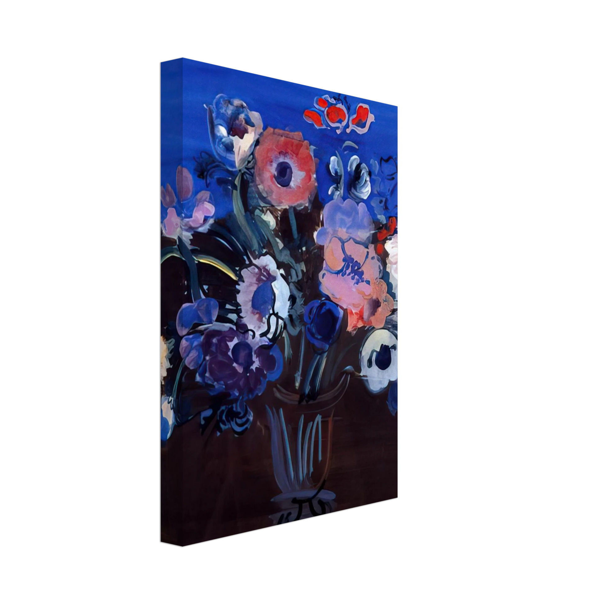 Raoul Dufy - ANEMONES Canvas - 70x100 cm / 28x40 inches-canvas