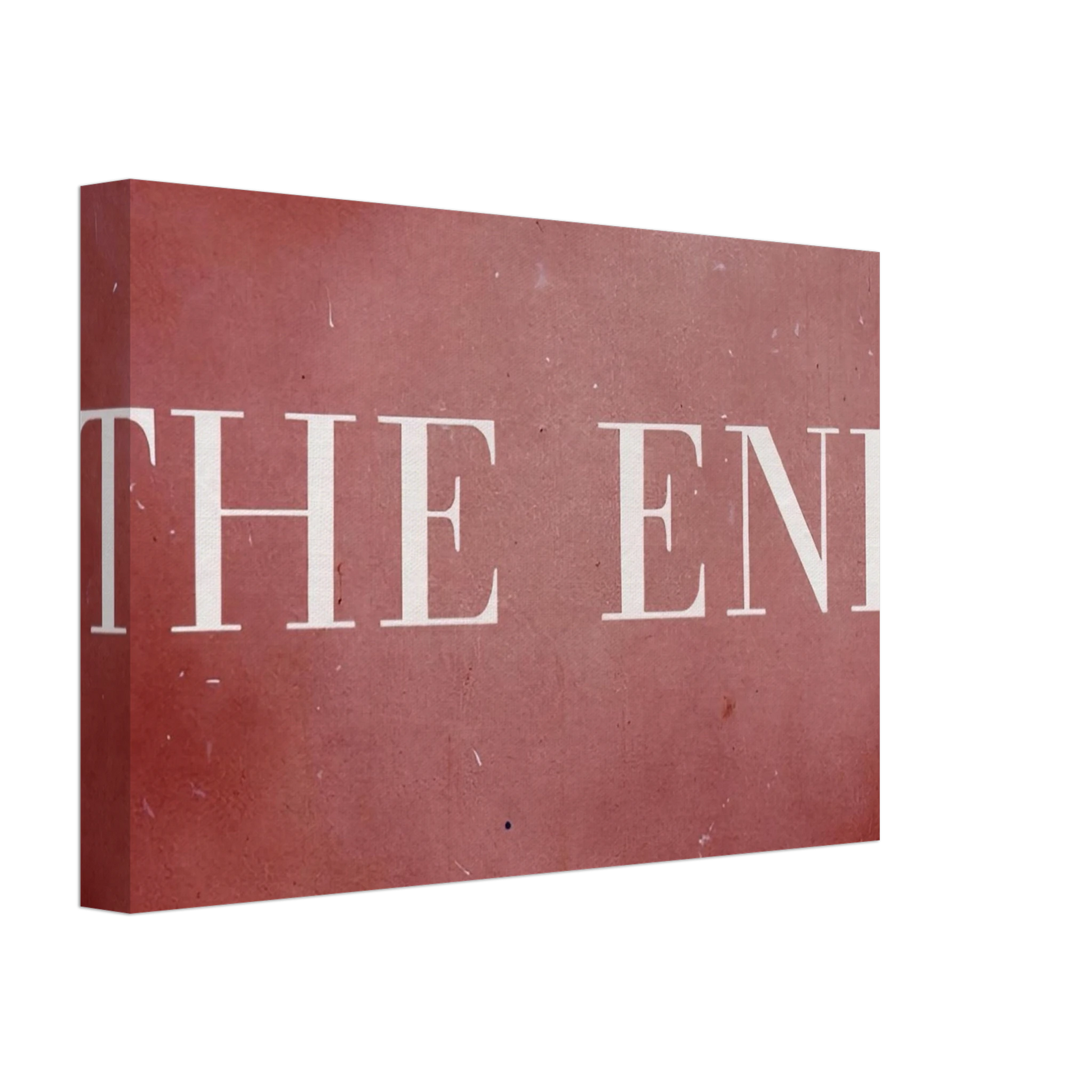Edward Ruscha - THE END 28 2003 Canvas - 40x60 cm / 16x24 inches-canvas