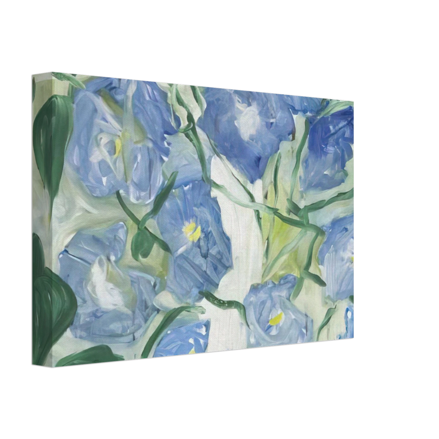 Jennifer Bartlett - Morning Glories - 1984 Canvas - 40x60 cm / 16x24 inches-canvas