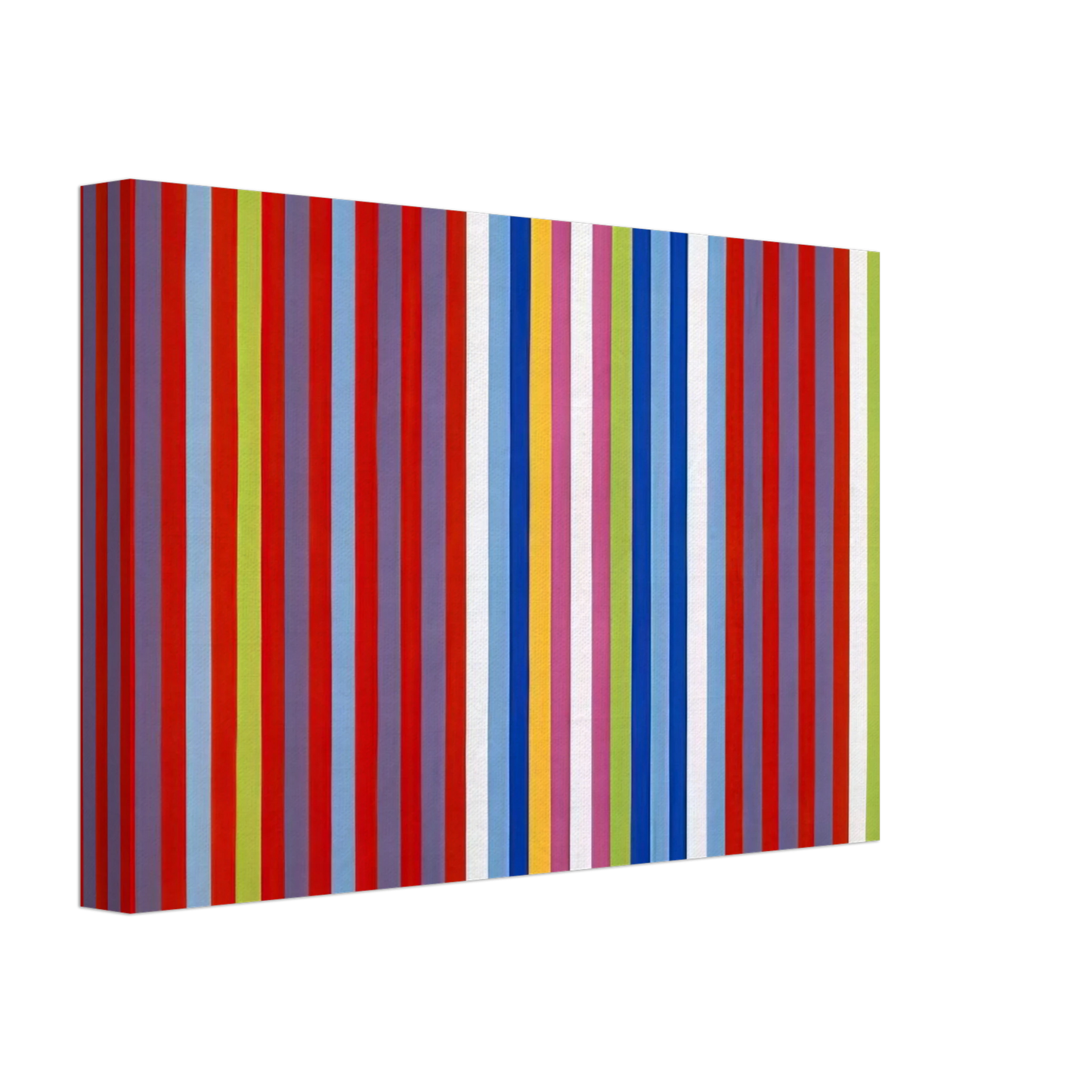 Gene Davis - Pepper Pot - 1966 Canvas - 40x60 cm / 16x24 inches-canvas